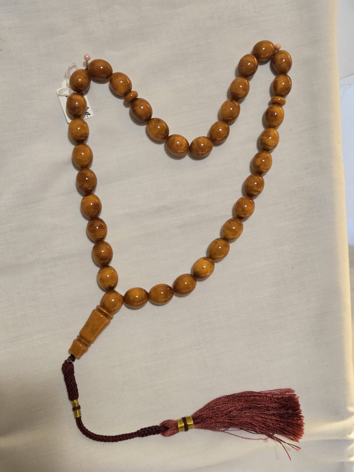 Baltic Amber 12x15 Oval Brown 48 grms